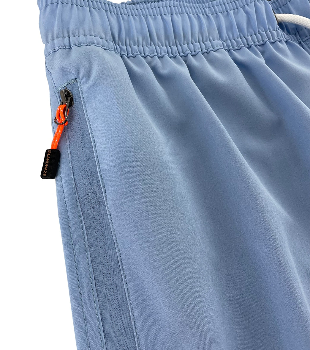 Island Haze Men's 17" Lavana Solid Swim Trunks - Image 4