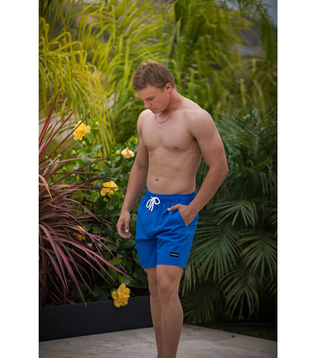 Island Haze Men's 17" Lavana Solid Swim Trunks - Image 44