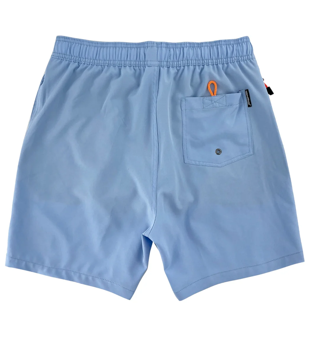 Island Haze Men's 17" Lavana Solid Swim Trunks - Image 8