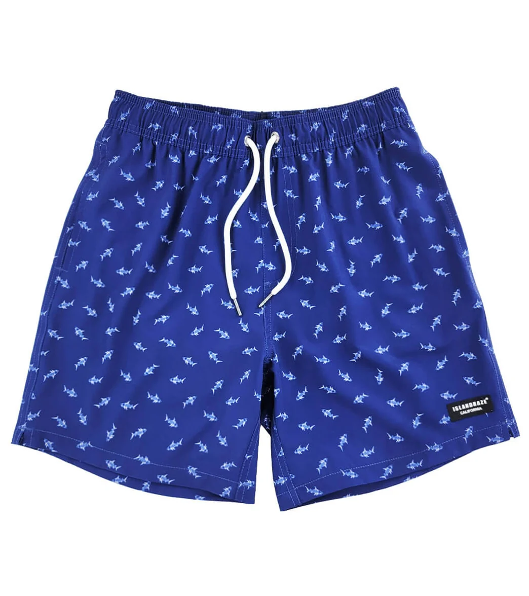 Island Haze Men's 17" Mariana Printed Swim Trunks - Image 4