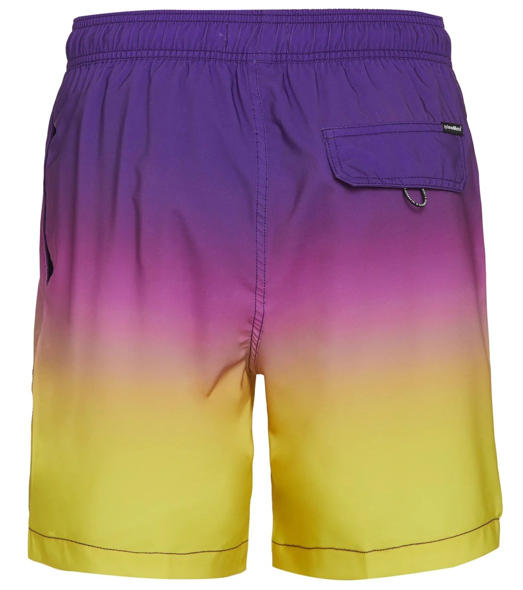 Island Haze Men's 17" Misty Printed Swim Trunks - Image 6