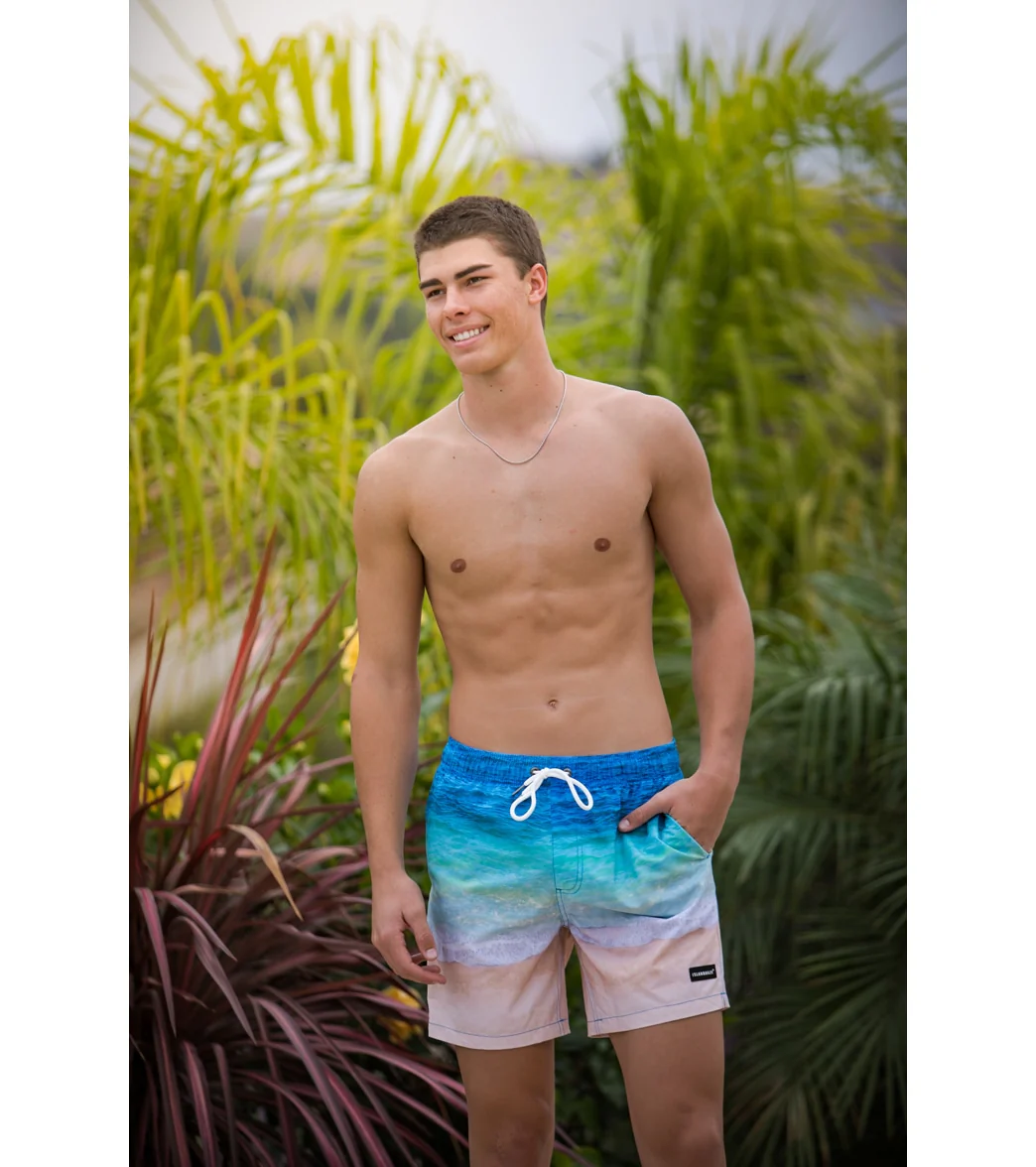 Island Haze Men's 17" Seaside Swim Trunks - Image 4