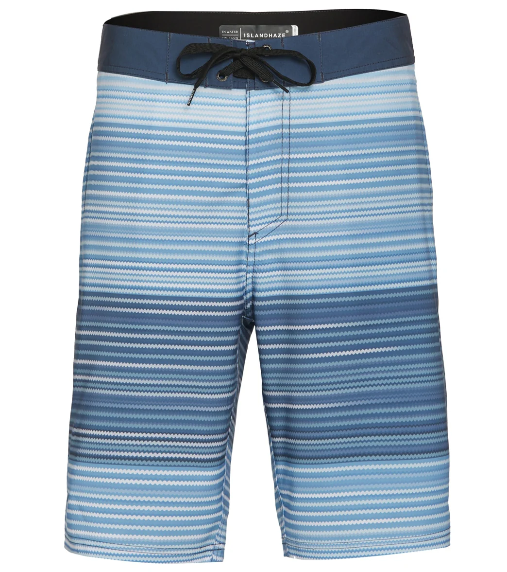 Island Haze Men's Stripe Max Board Shorts