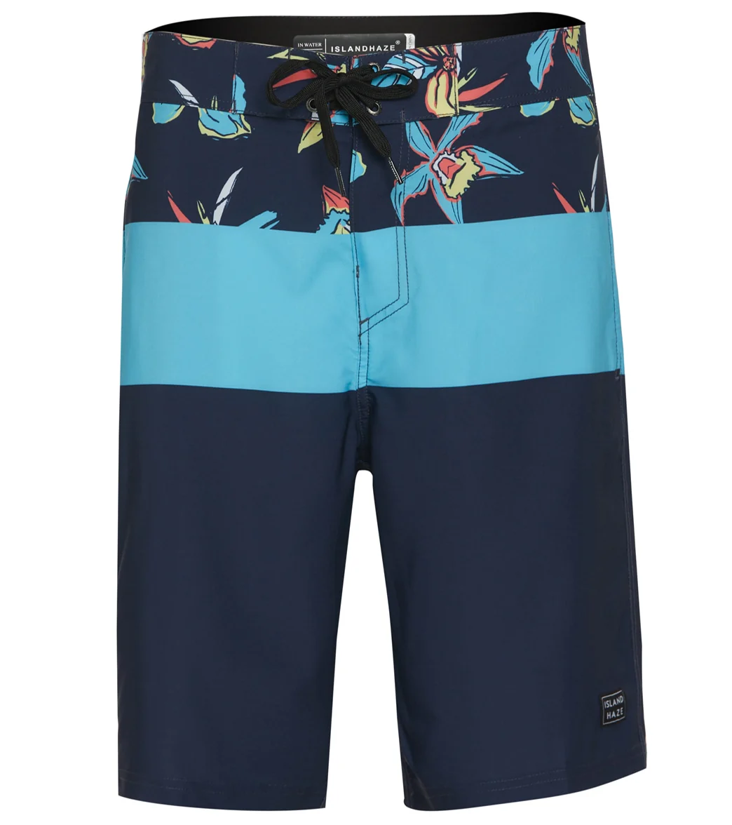 Island Haze Men's Top Floral Board Shorts - Image 5