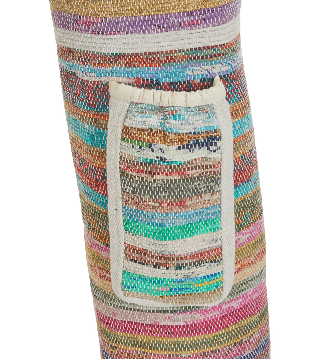 Jade Yoga Recycled Sari Yoga Bag - Image 3
