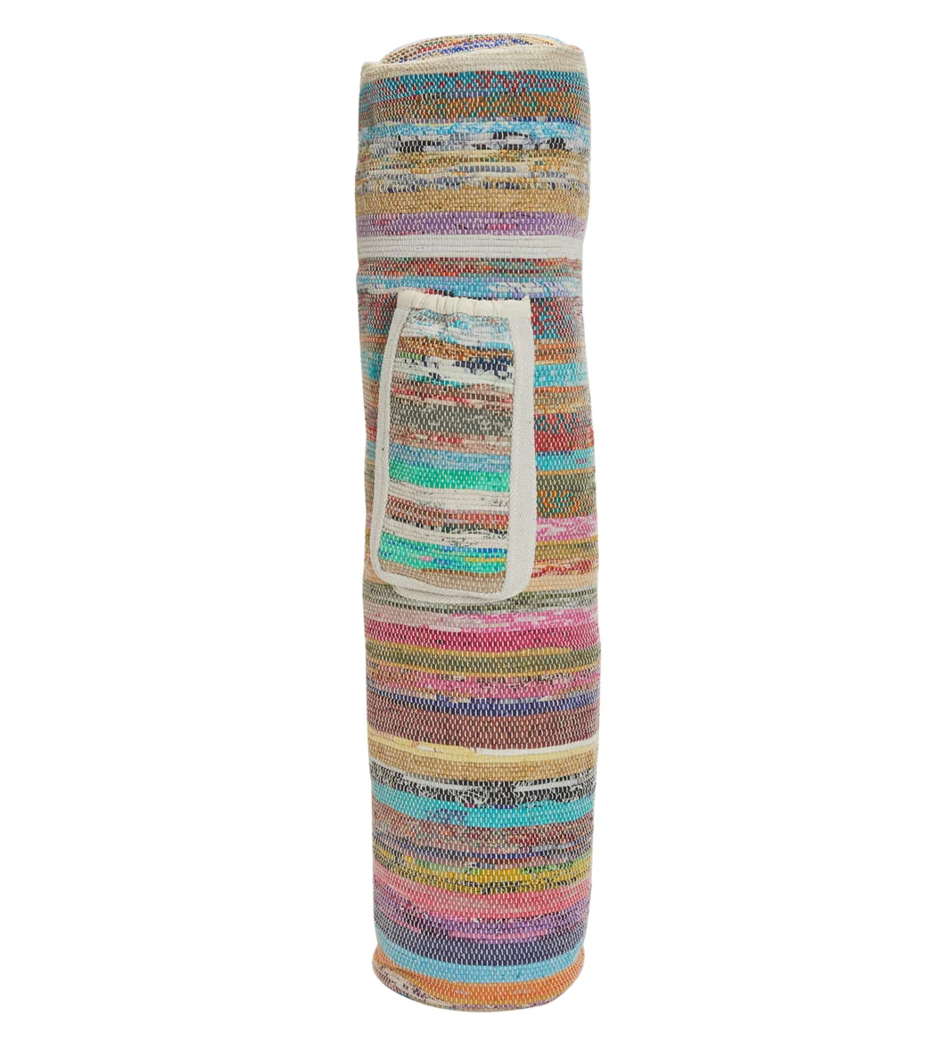 Jade Yoga Recycled Sari Yoga Bag - Image 5