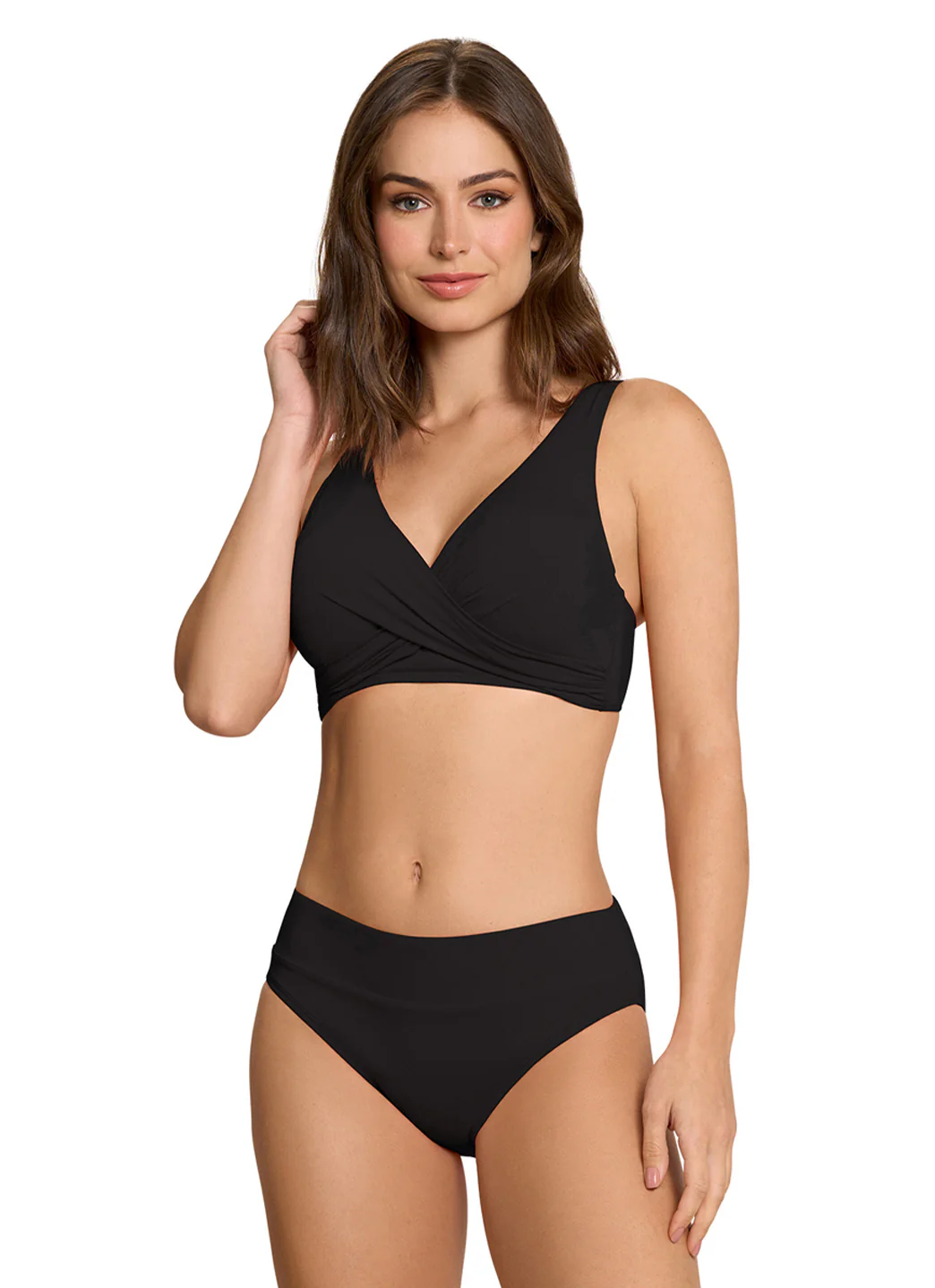 Jantzen Women's Agnes Solid Banded Hipster Bikini Bottom - Image 10