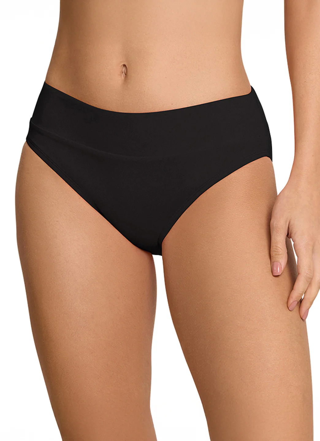 Jantzen Women's Agnes Solid Banded Hipster Bikini Bottom - Image 8