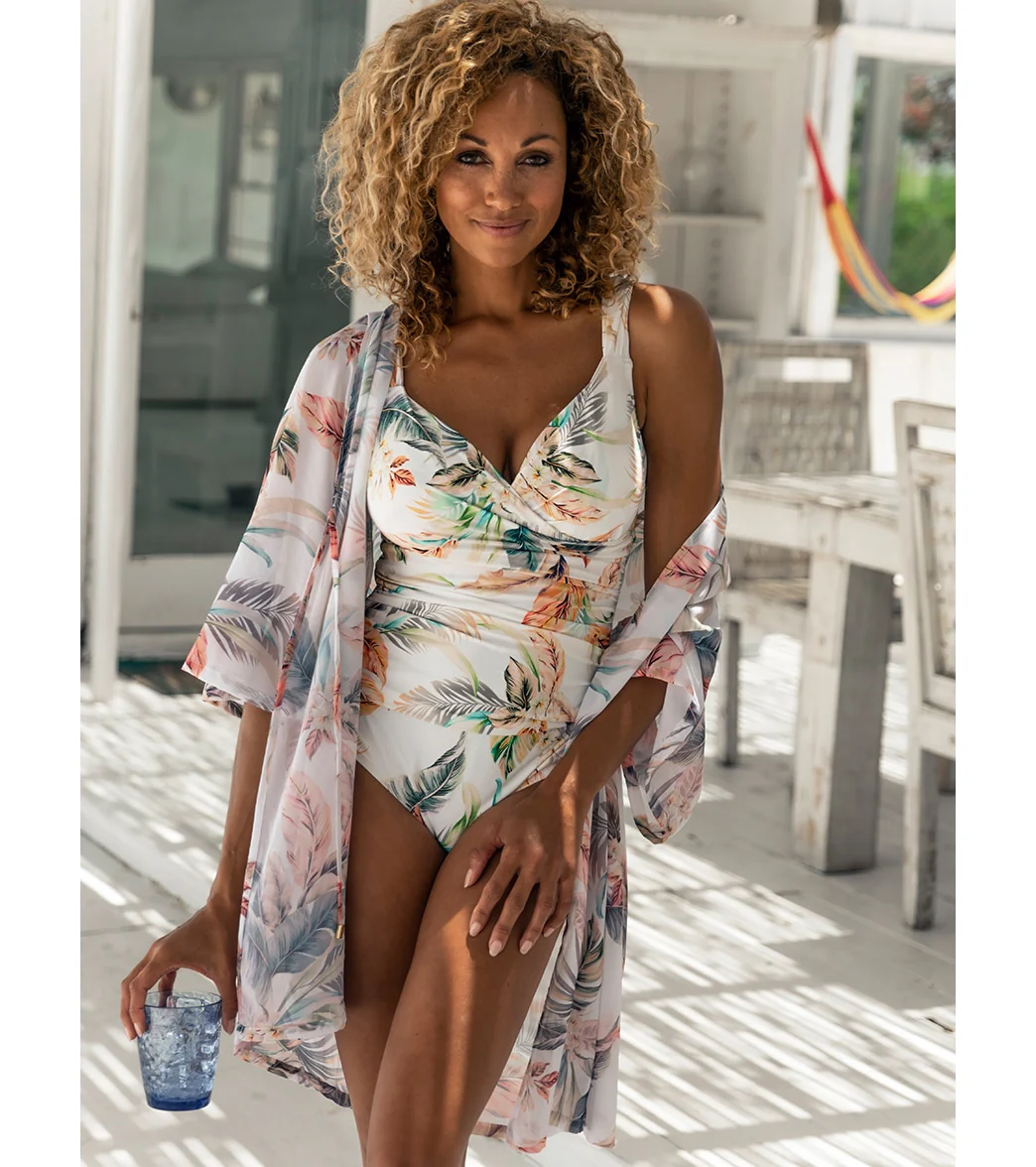 Jantzen Women's Cabana Queen Mini Kimono - Image 4