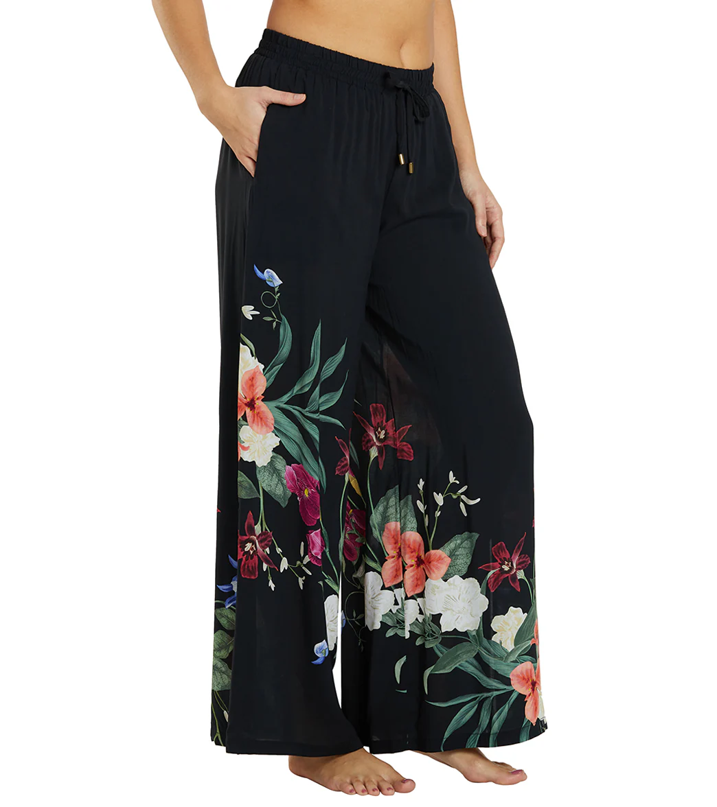 Jantzen Women's Floral Fantasy Josephine Cover Up Pants - Image 2