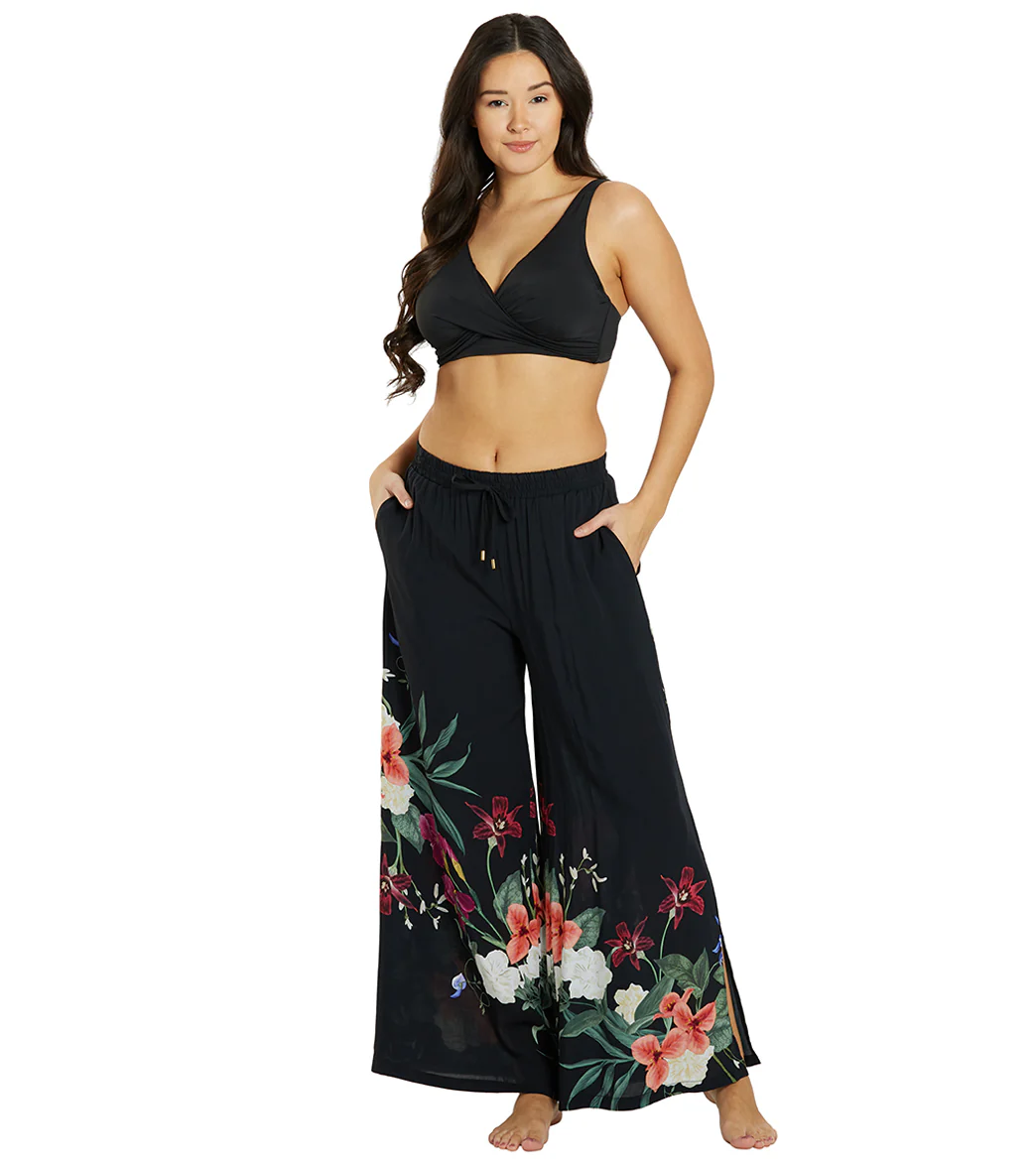 Jantzen Women's Floral Fantasy Josephine Cover Up Pants - Image 4