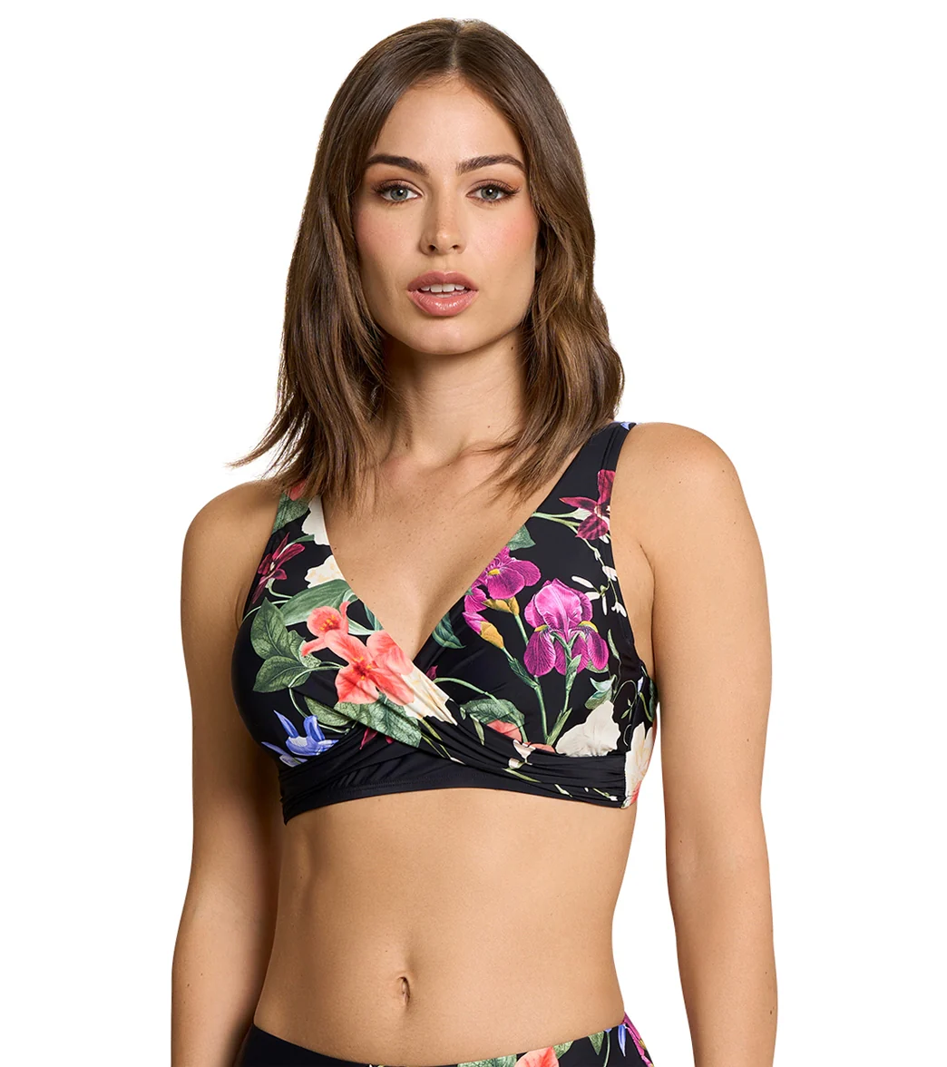 Jantzen Women's Floral Fantasy Vera Surplice Bikini Top - Image 6