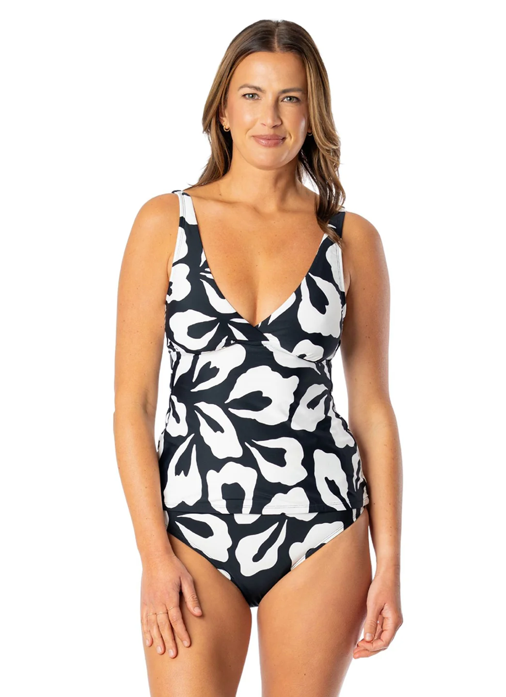 Jantzen Women's Floral Outline Susana Halter Tankini Top - Image 2