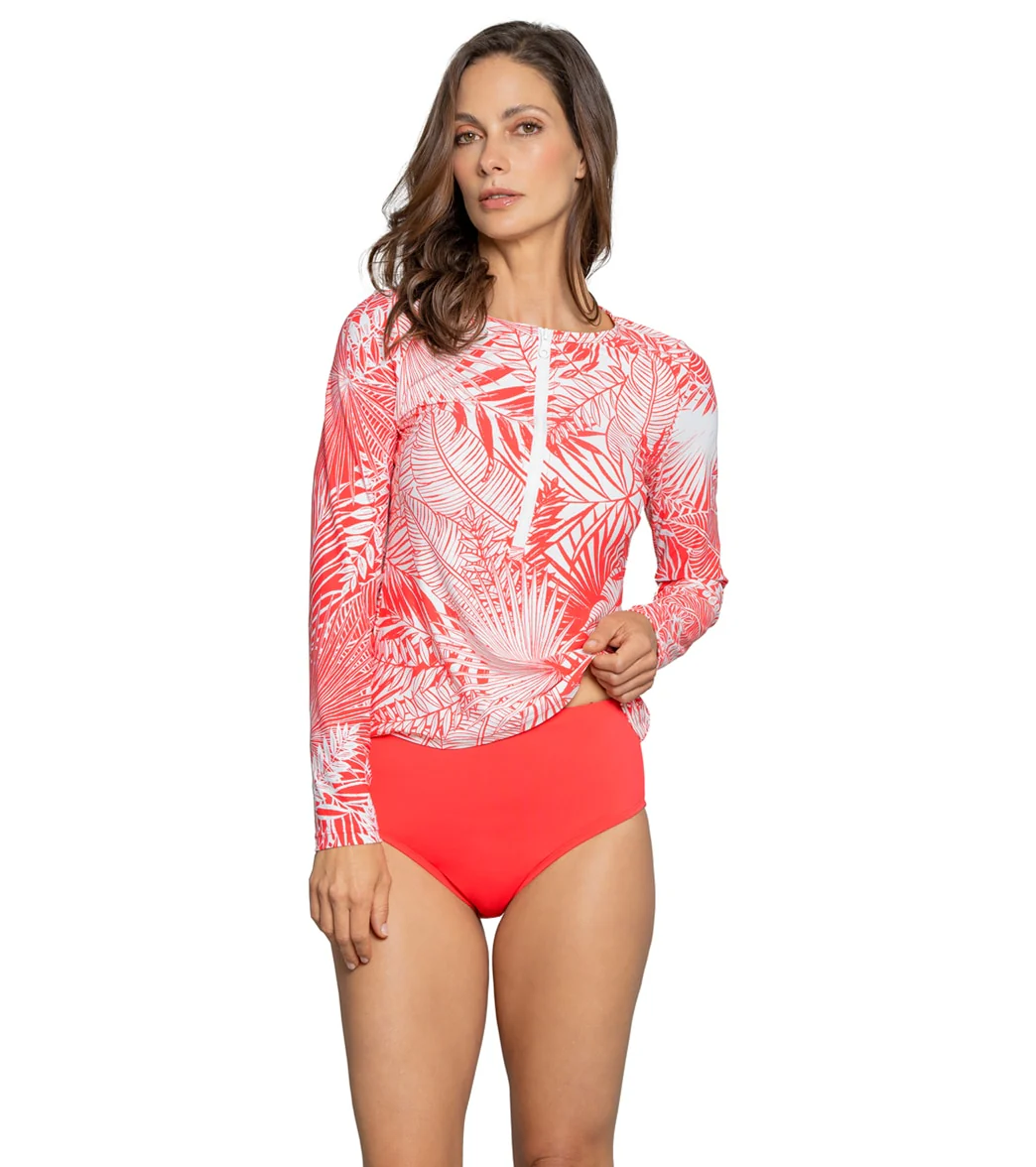 Jantzen Women's Garden Euphoria Rosie Rash Guard - Image 4