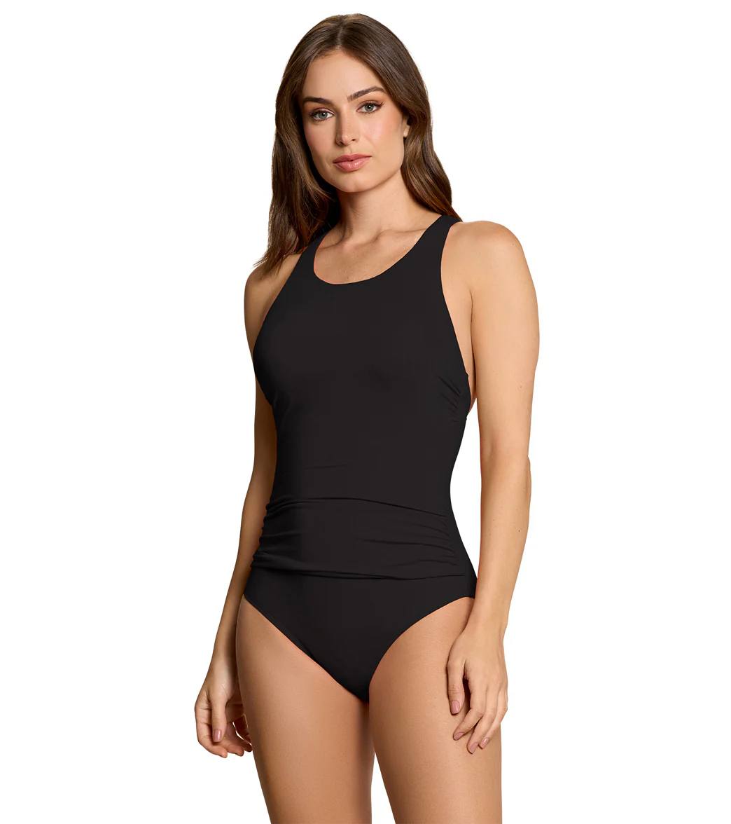 Jantzen Women's Layla Cross Back High Neck One Piece Swimsuit - Image 25