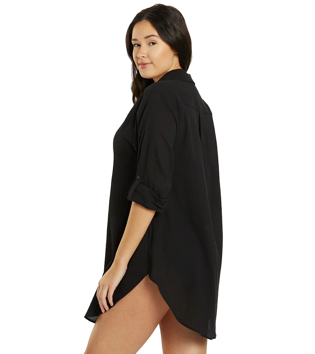 Jantzen Women's Marie High-Low Cover Up Shirt - Image 16