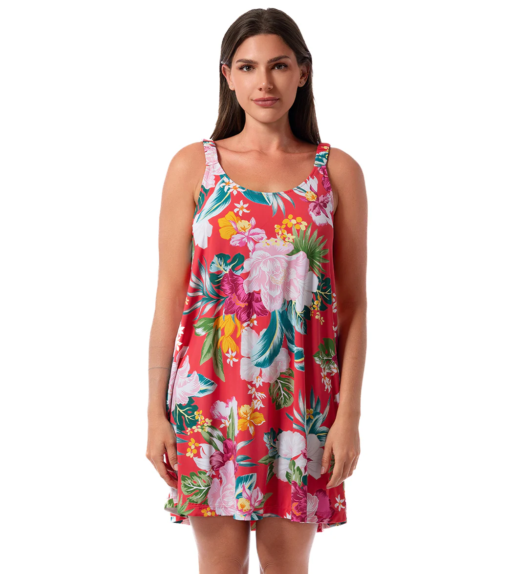 Jantzen Women's Morning Bloom Leah Short Dress Cover Up - Image 8
