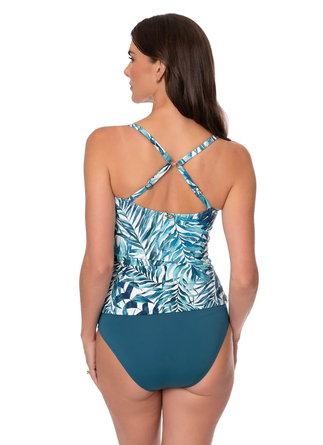 Jantzen Women's Palm Camouflage Eden Tankini Top - Image 4