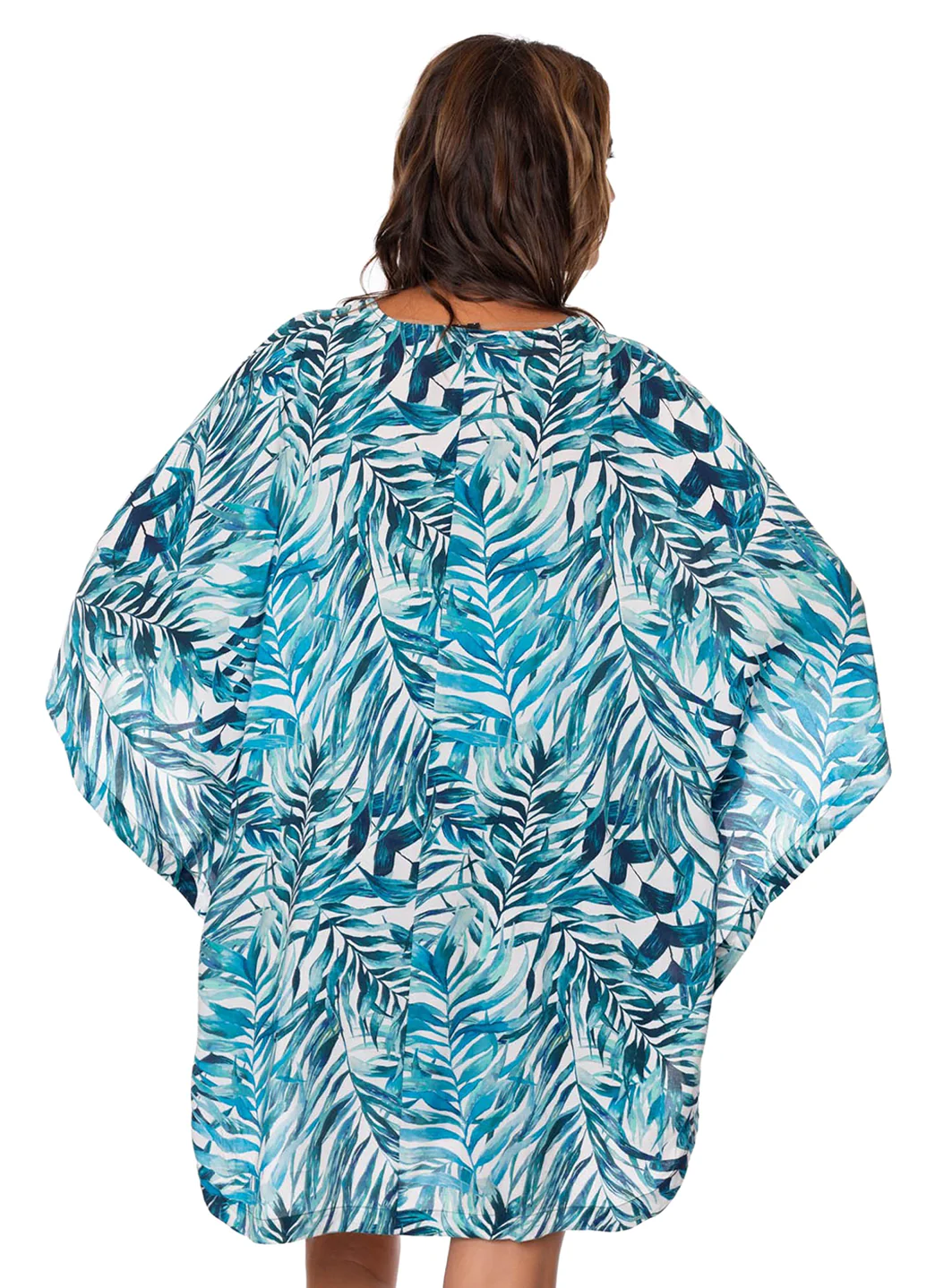 Jantzen Women's Palm Camouflage Madison Handkercheif Kimono Cover Up - Image 4