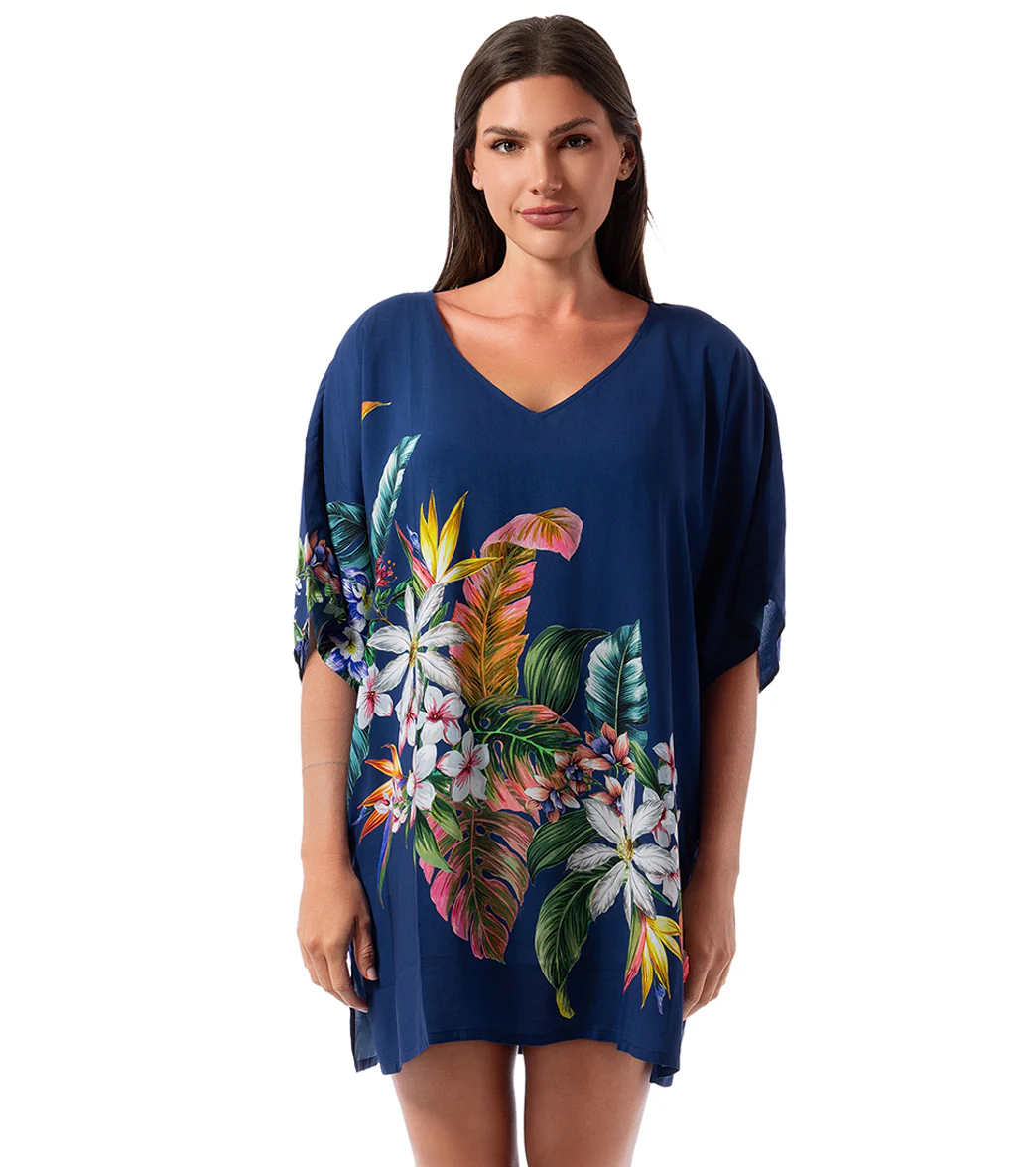 Jantzen Women's Palm Delight Celia Tunic Cover Up - Image 6