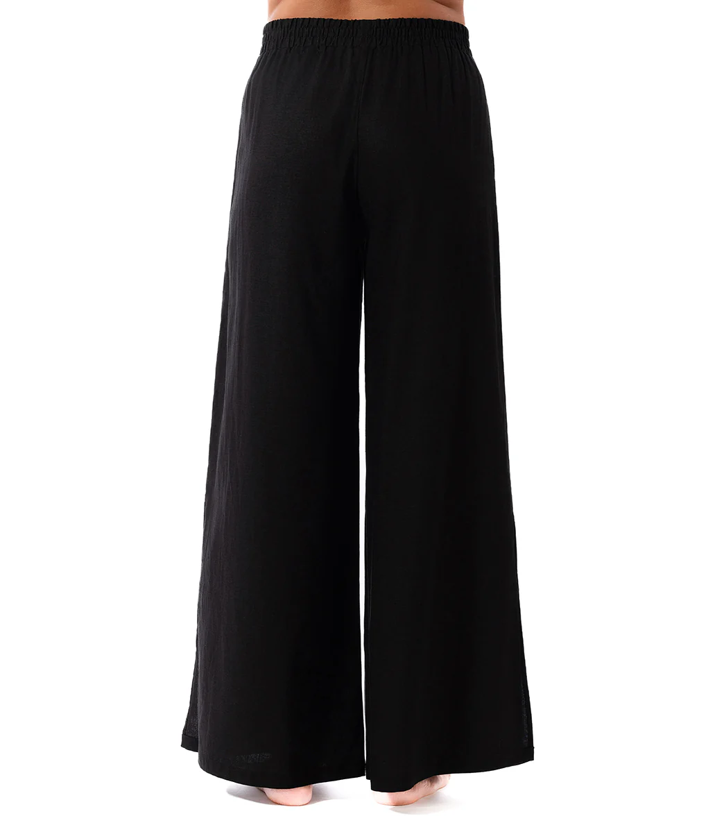 Jantzen Women's Royal Black Josephine Pull On Pant Cover Up - Image 3
