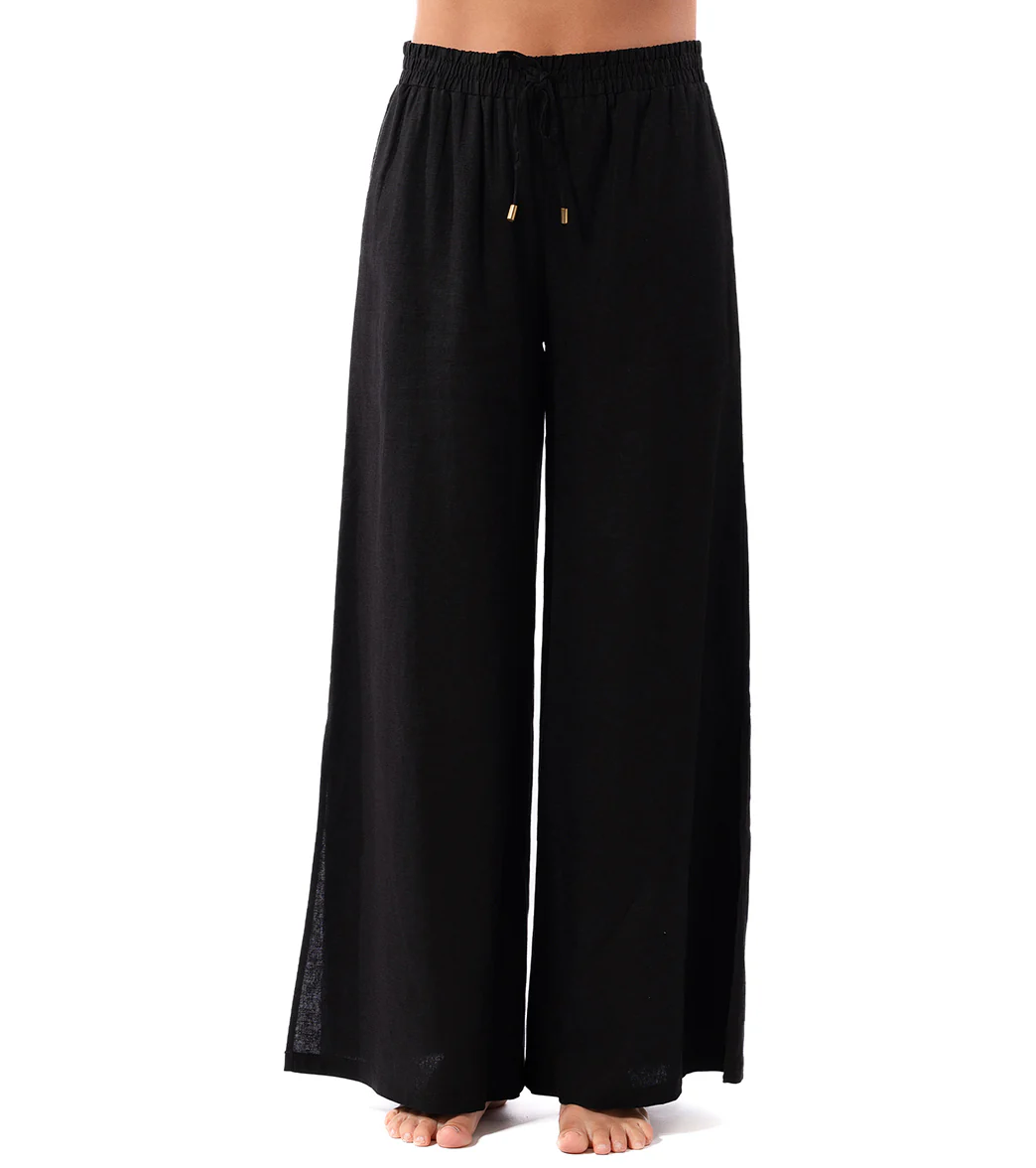 Jantzen Women's Royal Black Josephine Pull On Pant Cover Up - Image 8