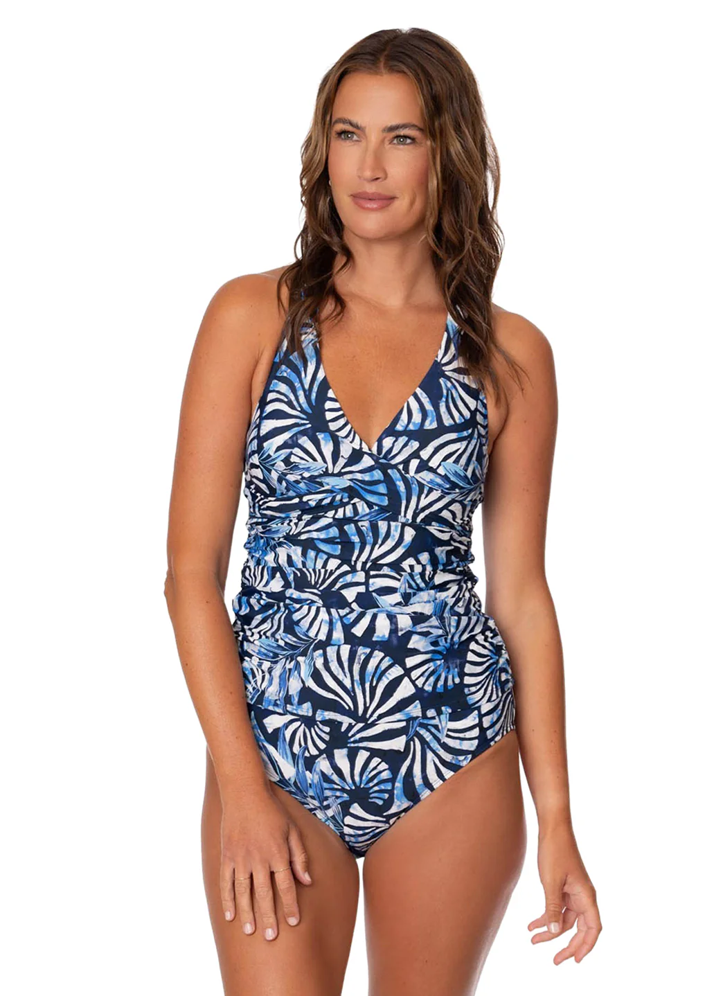 Jantzen Women's Seaside Crush Louise Wrap Tankini Top - Image 3