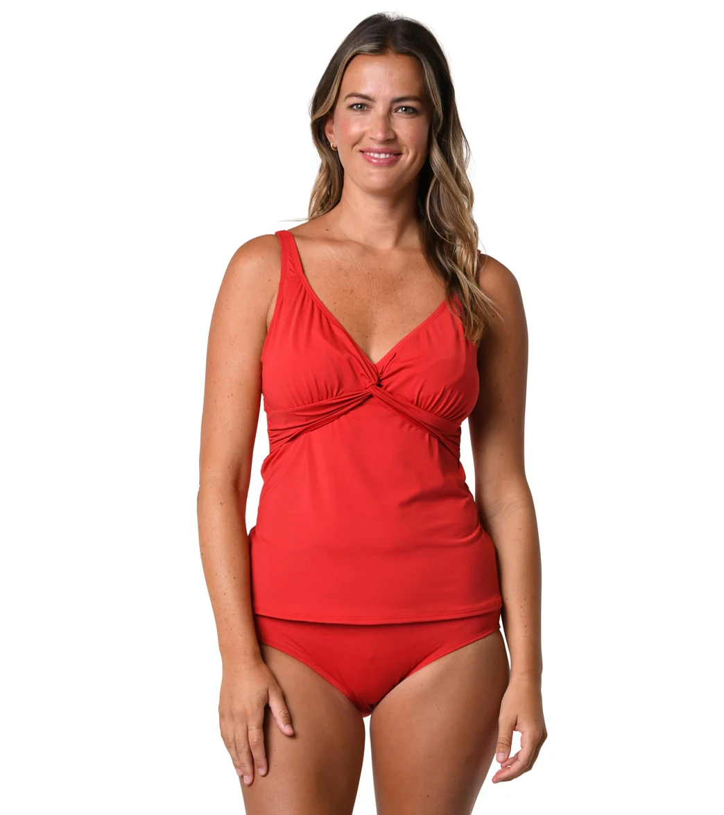 Jantzen Women's Solid D-Vour Tankini Top (D/DD Cup) - Image 5