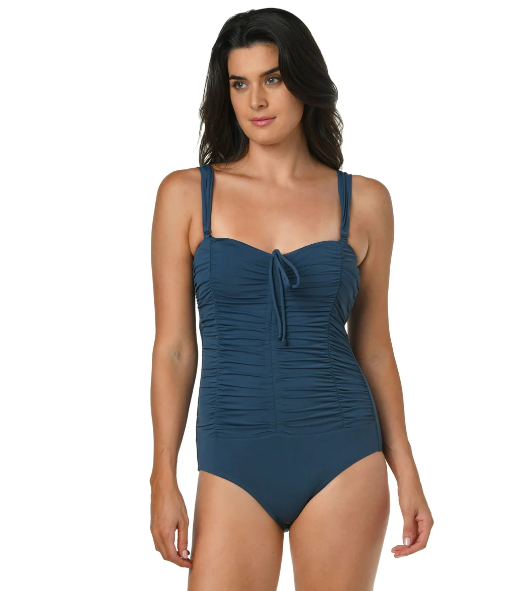 Jantzen Women's Solid Greta One Piece Swimsuit - Image 7