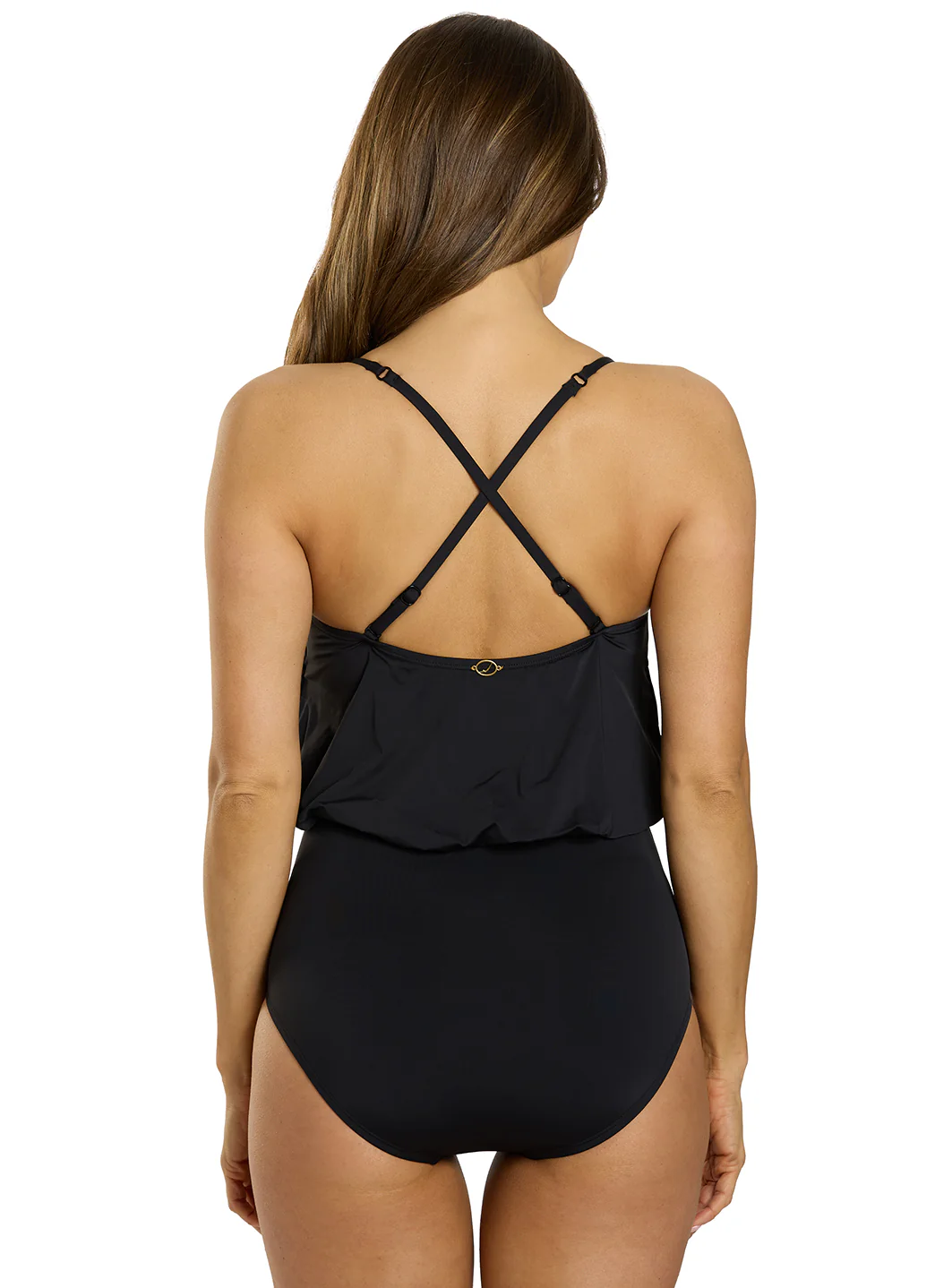 Jantzen Women's Solid Katrina Blouson One Piece Swimsuit - Image 5