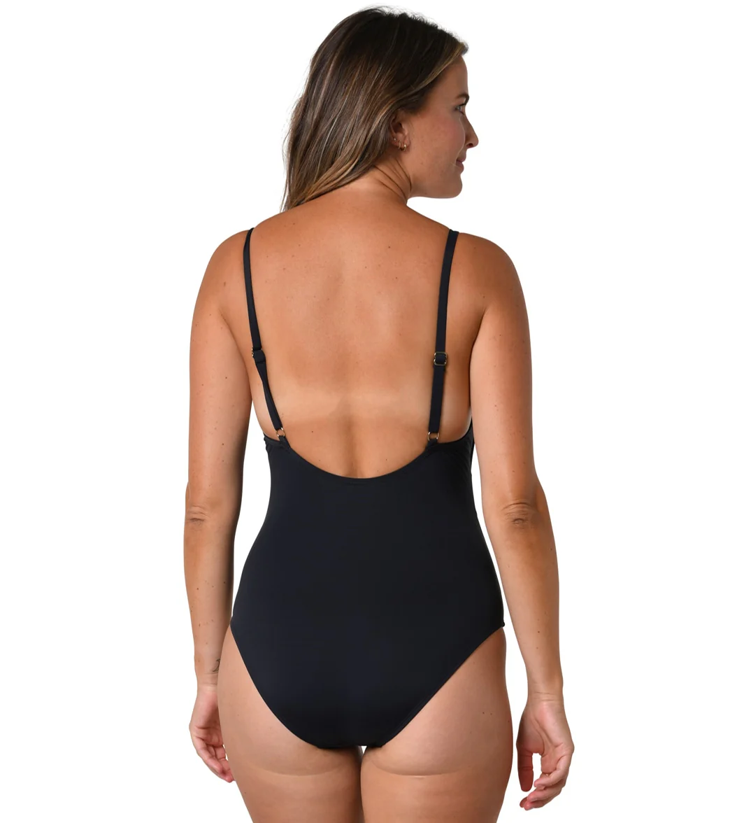 Jantzen Women's Solid Mio Mia! One Piece Swimsuit - Image 22