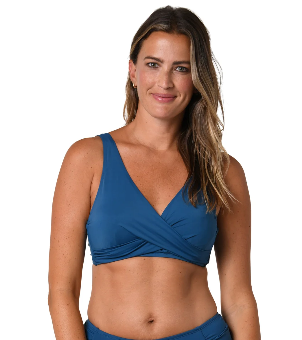 Jantzen Women's Solid Surplice Bikini Top - Image 6