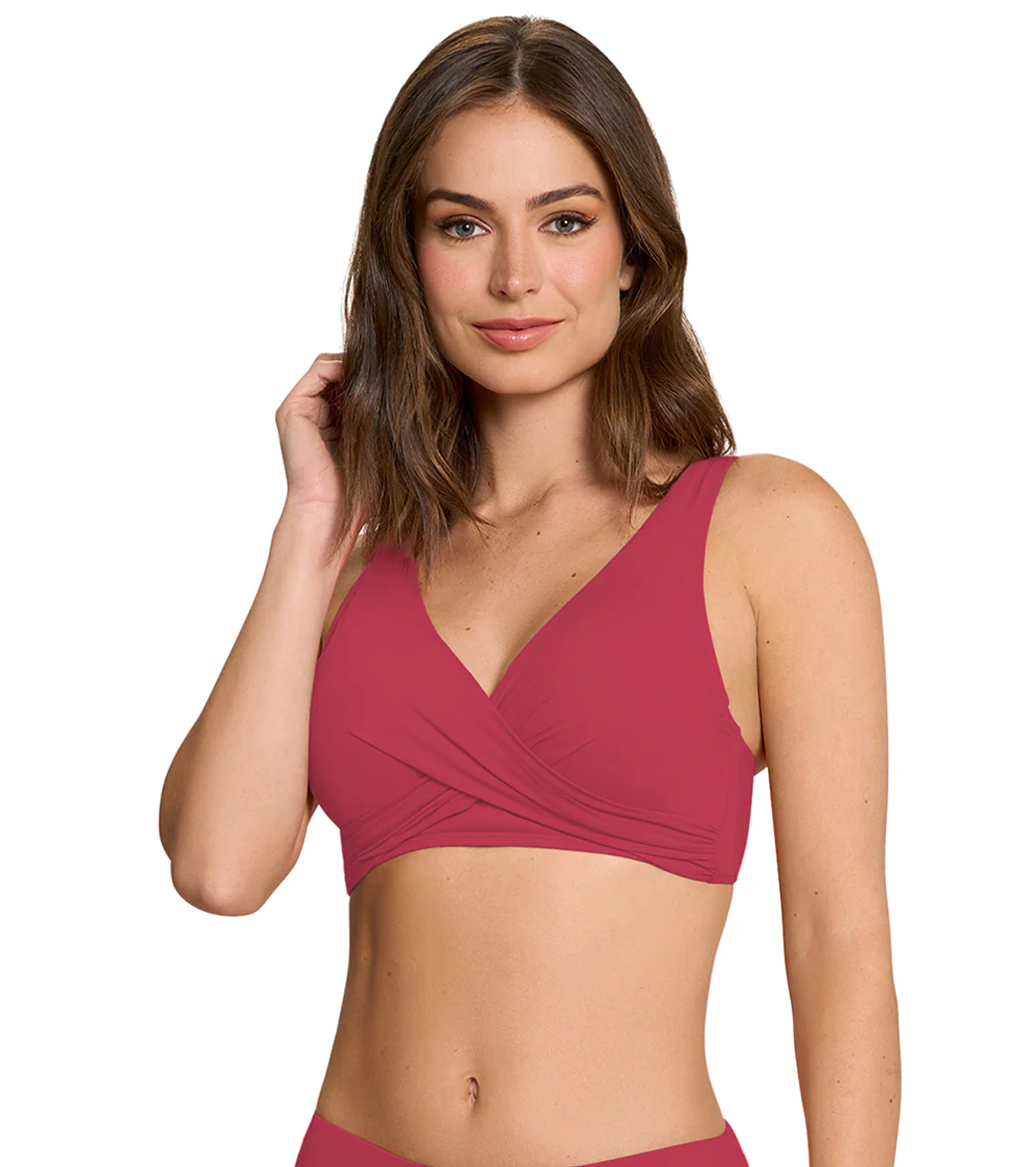 Jantzen Women's Solids Vera Surplice Bikini Top - Image 19