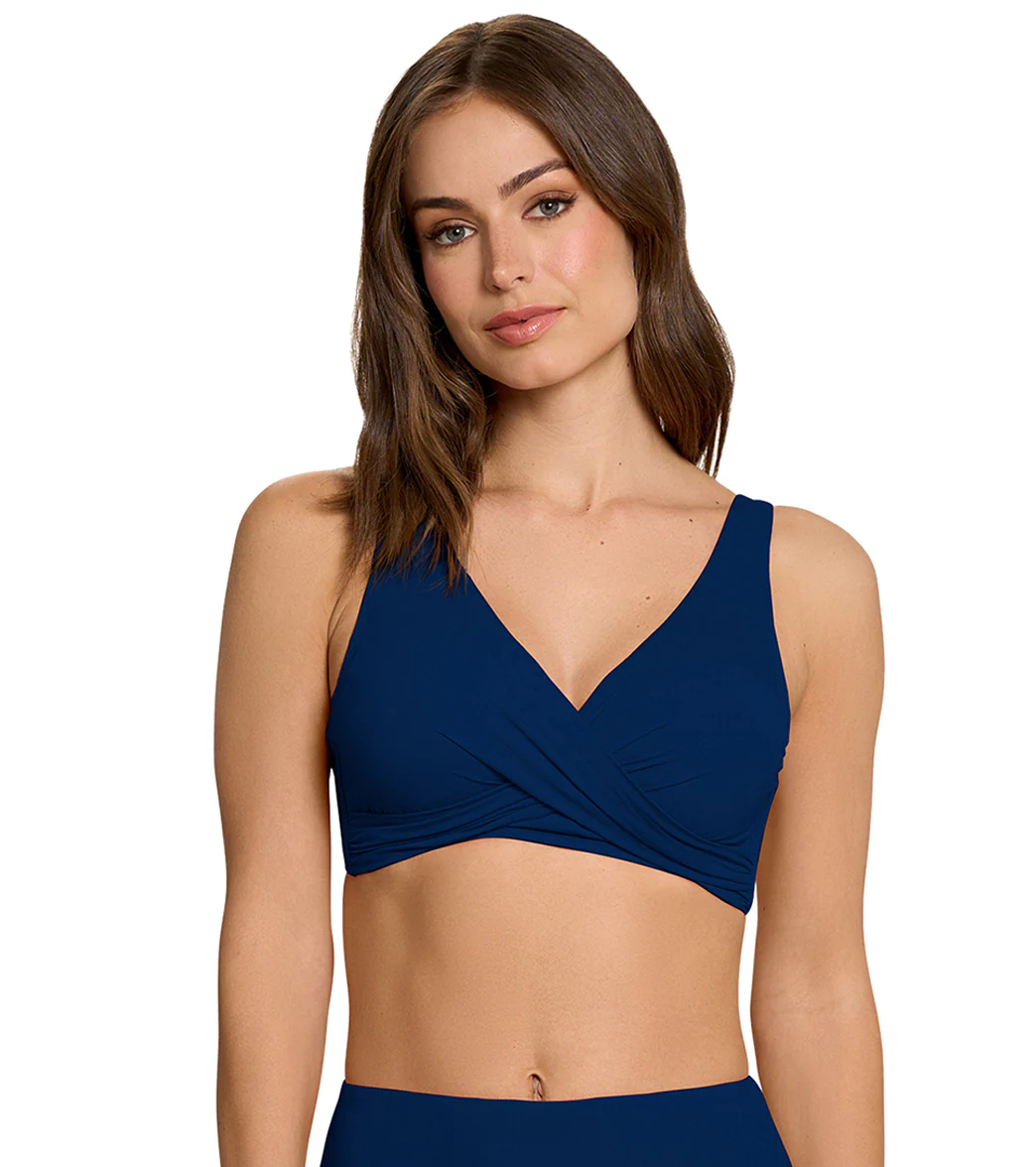 Jantzen Women's Solids Vera Surplice Bikini Top - Image 2