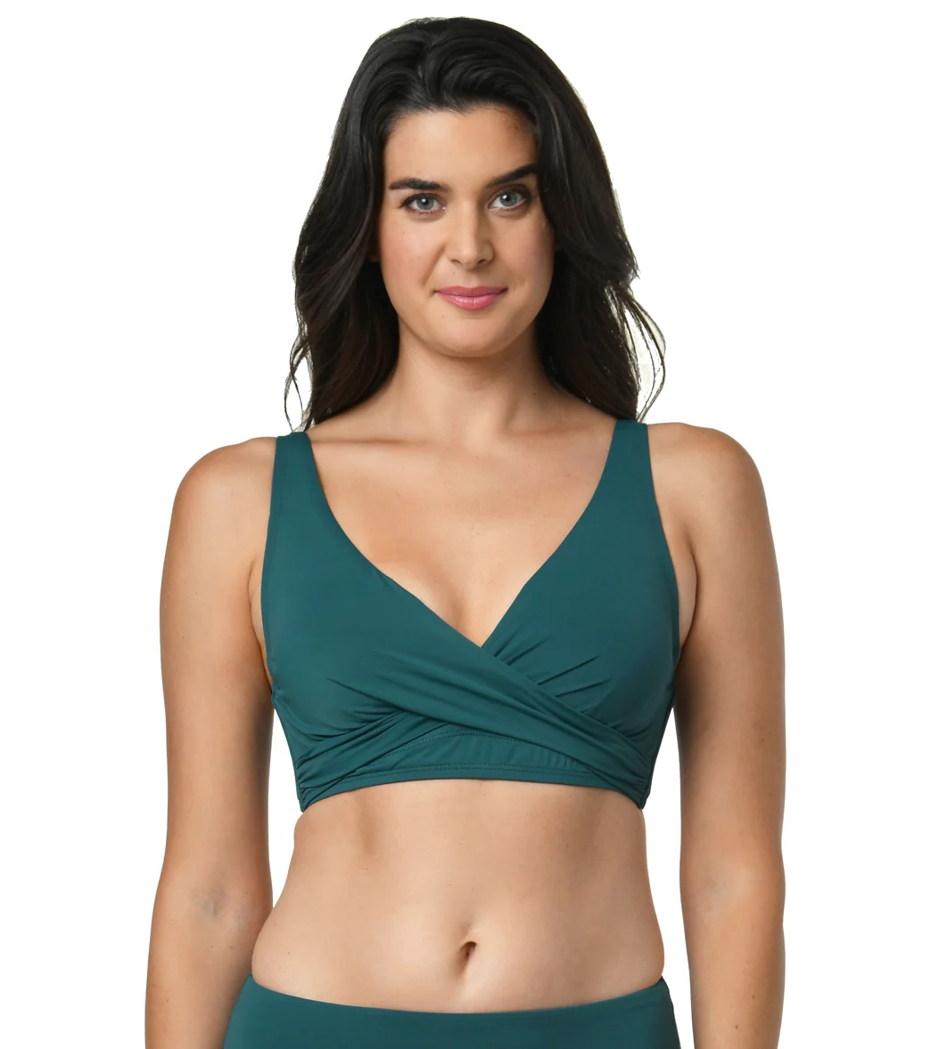 Jantzen Women's Solids Vera Surplice Bikini Top - Image 40