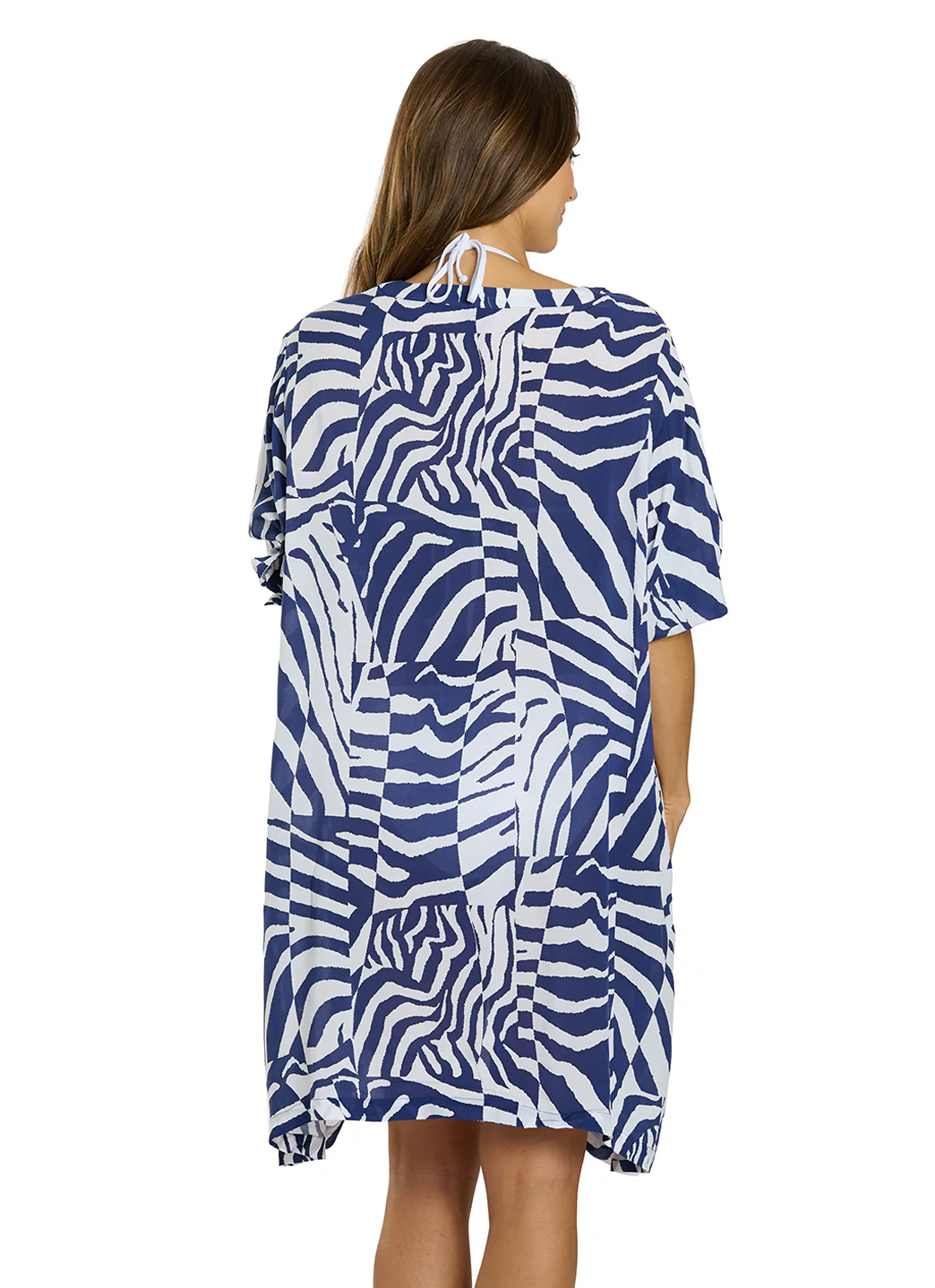 Jantzen Women's Wild Curve Loretta V Neck Cover Up Tunic - Image 5
