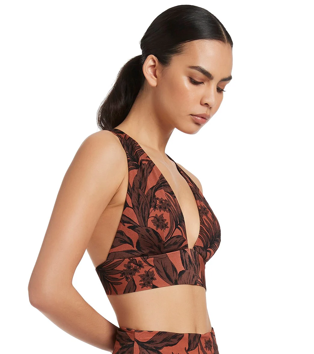 Jets Swimwear Australia Women's Desert Palm Triangle Bikini Top - Image 2
