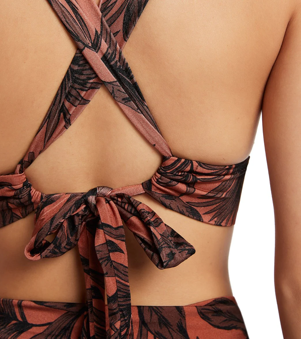 Jets Swimwear Australia Women's Desert Palm Triangle Bikini Top - Image 6