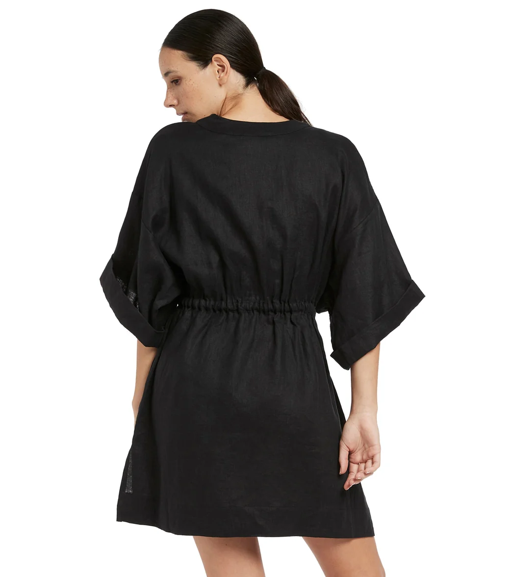 Jets Swimwear Australia Women's Jetset Gather Front Kaftan - Image 9