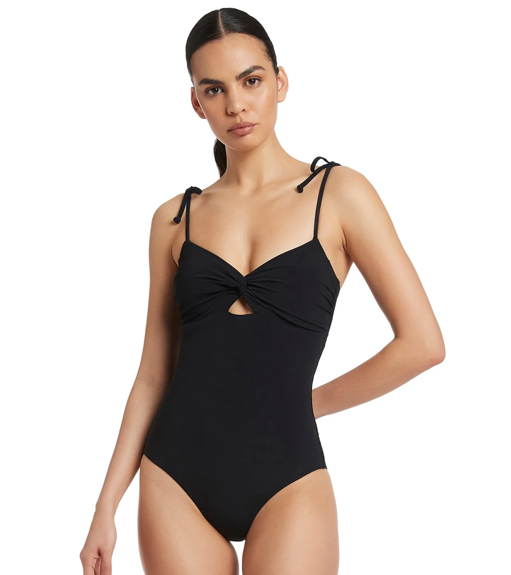 Jets Swimwear Australia Women's Jetset Twist Front One Piece Swimsuit - Image 9