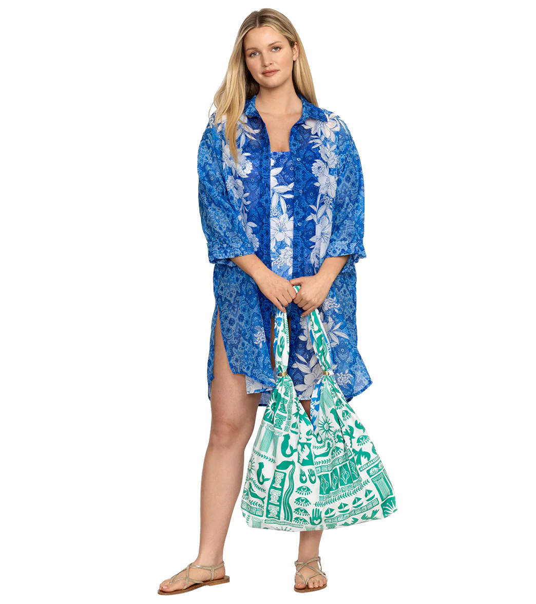 Johnny Was Acantha Ring Beach Bag - Image 4