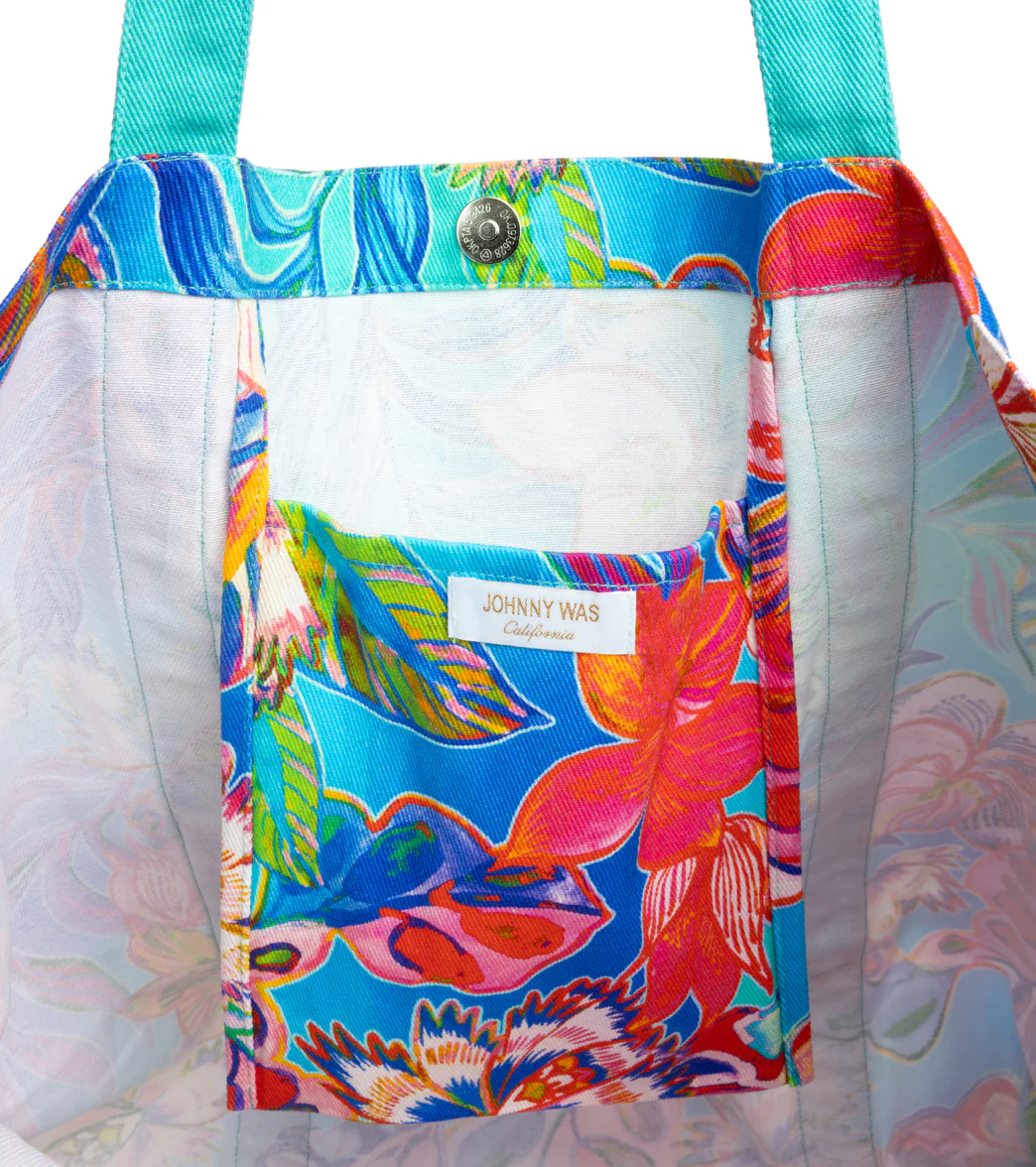 Johnny Was Helena Beach Tote Bag - Image 3