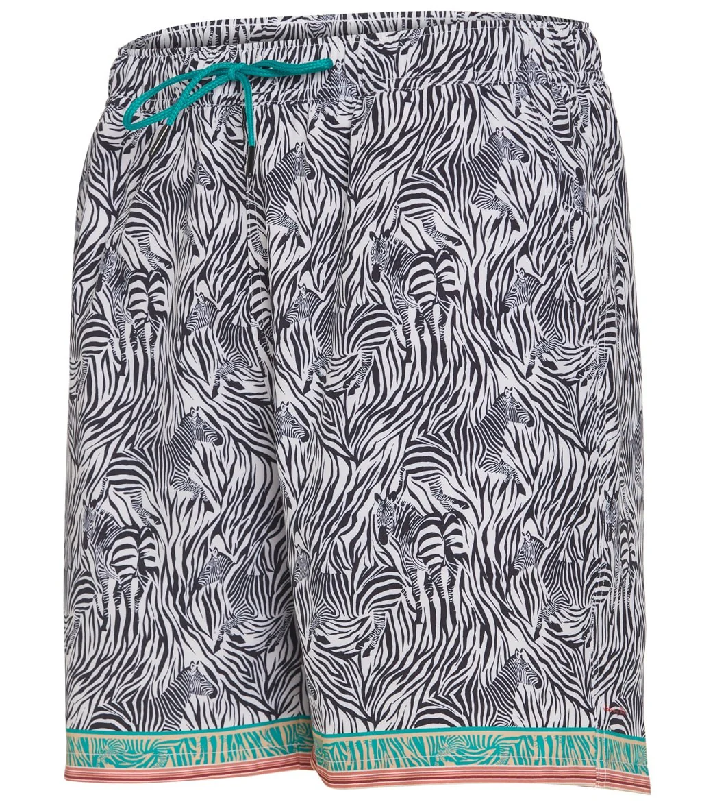 Johnny Was Men's Zebra Swim Trunk - Image 2