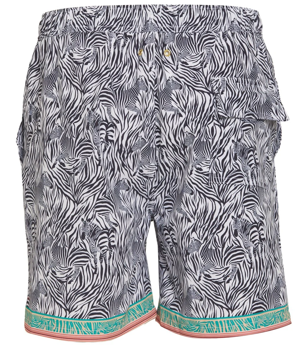 Johnny Was Men's Zebra Swim Trunk - Image 3
