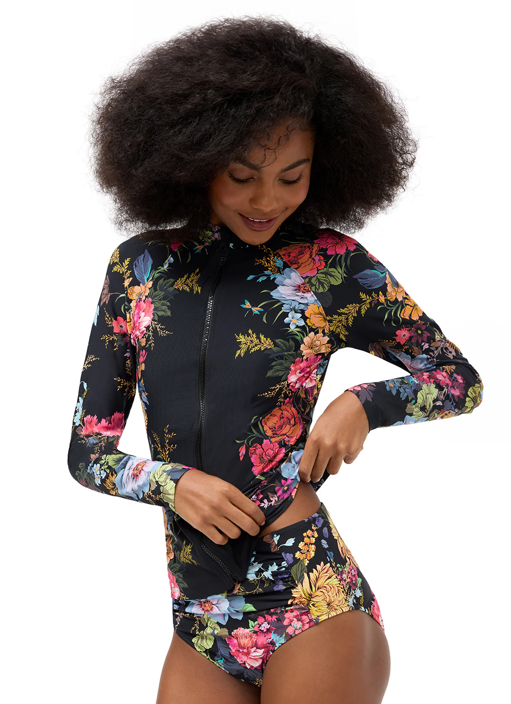 Johnny Was Women's Baccara Long Sleeve Surf Shirt - Image 6
