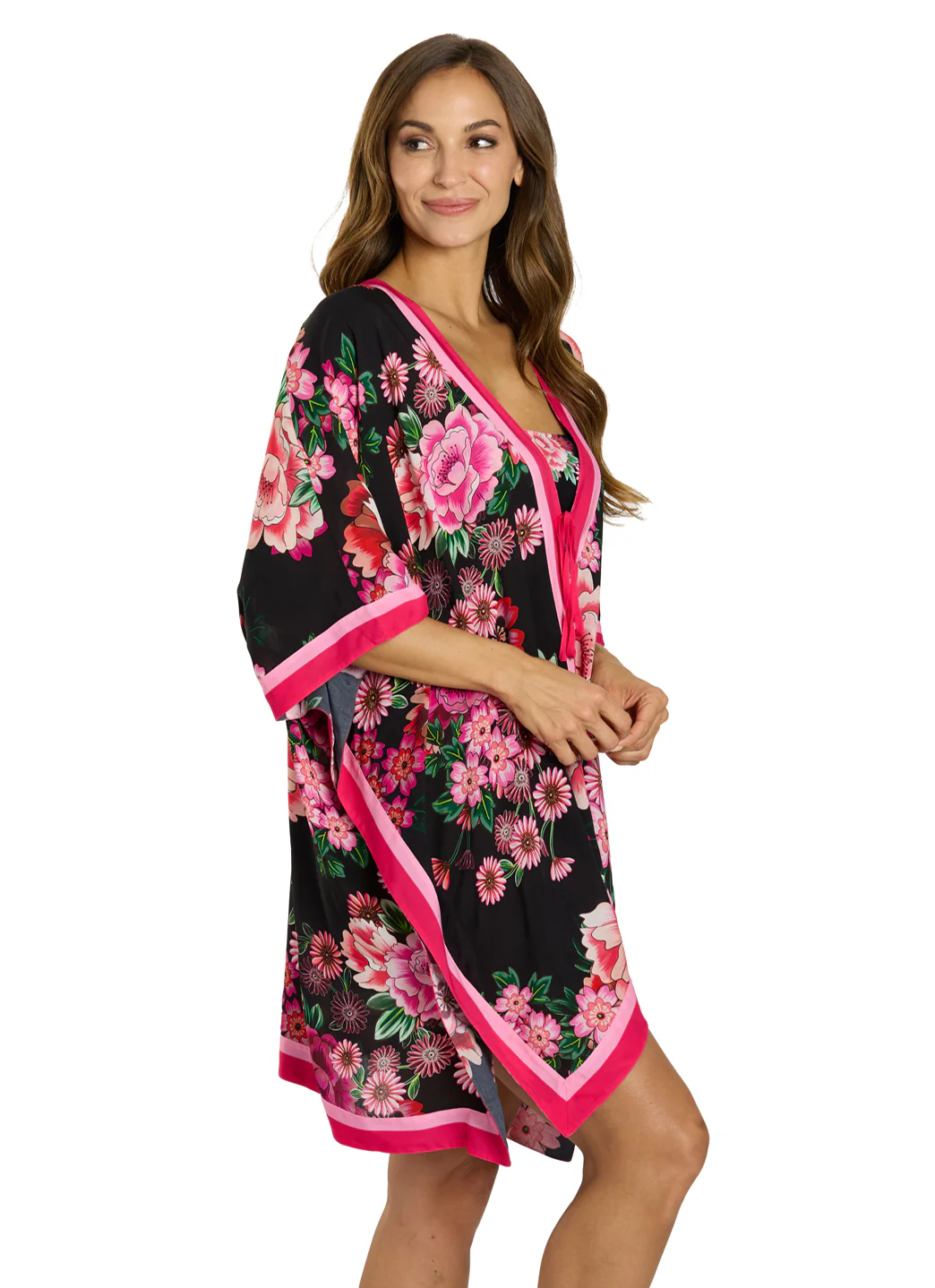 Johnny Was Women's Blum Short Kimono - Image 4