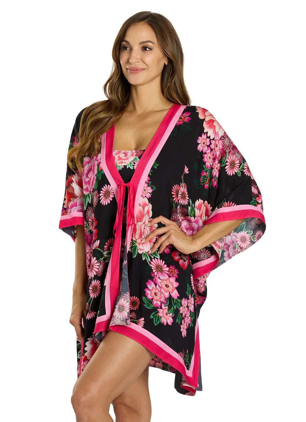 Johnny Was Women's Blum Short Kimono - Image 6
