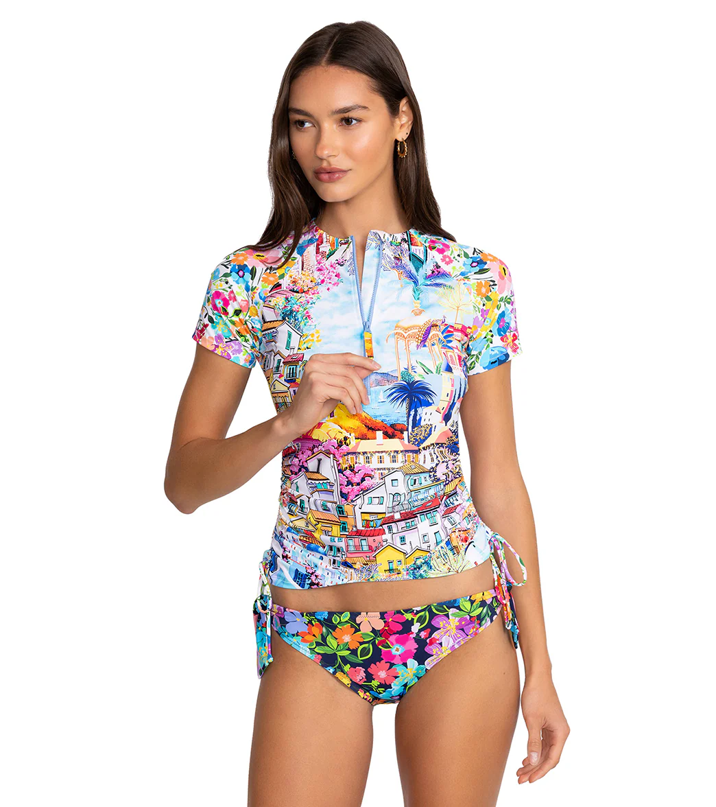 Johnny Was Women's Cannes Drawstring Surf Shirt - Image 4