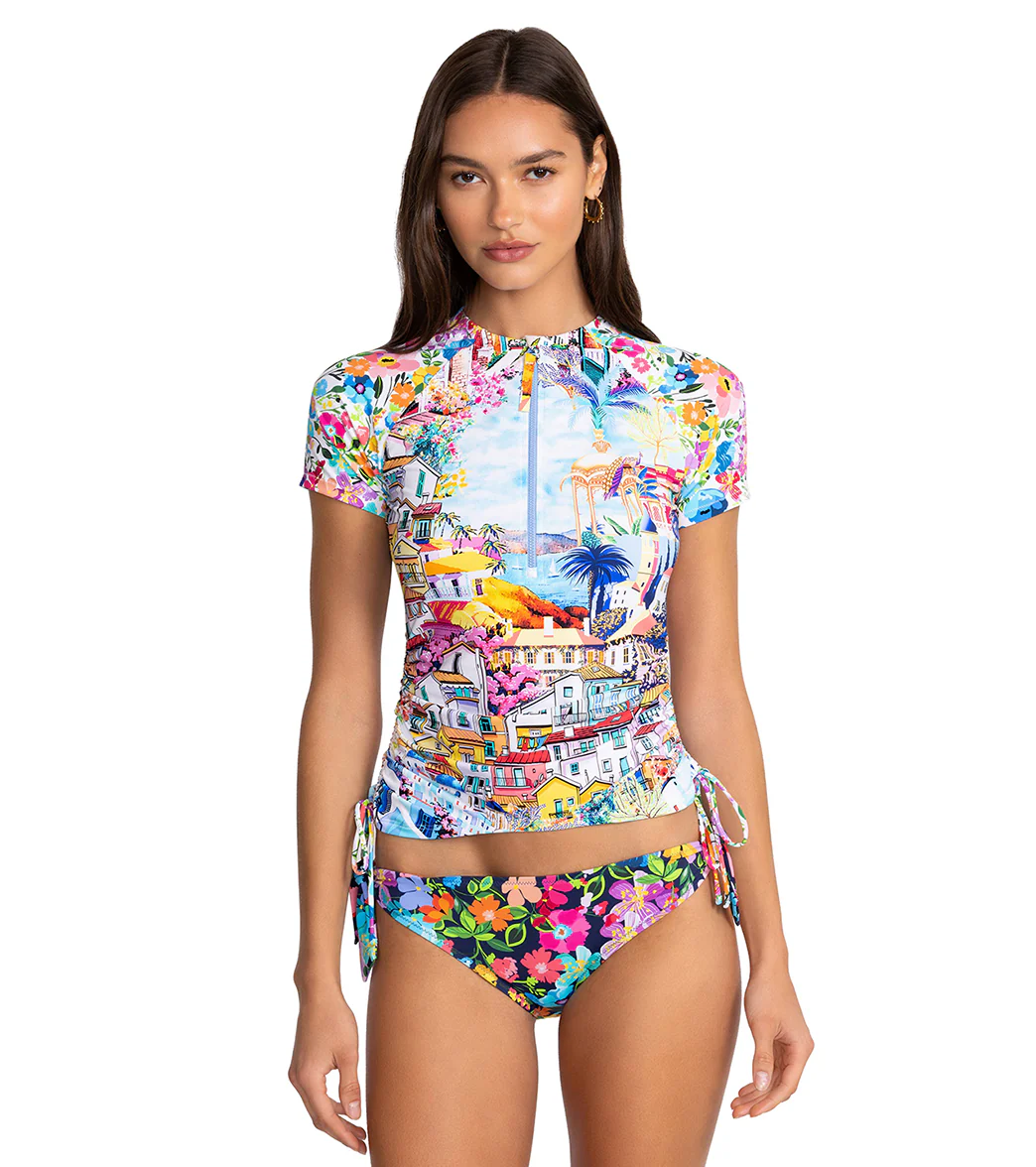 Johnny Was Women's Cannes Drawstring Surf Shirt - Image 7