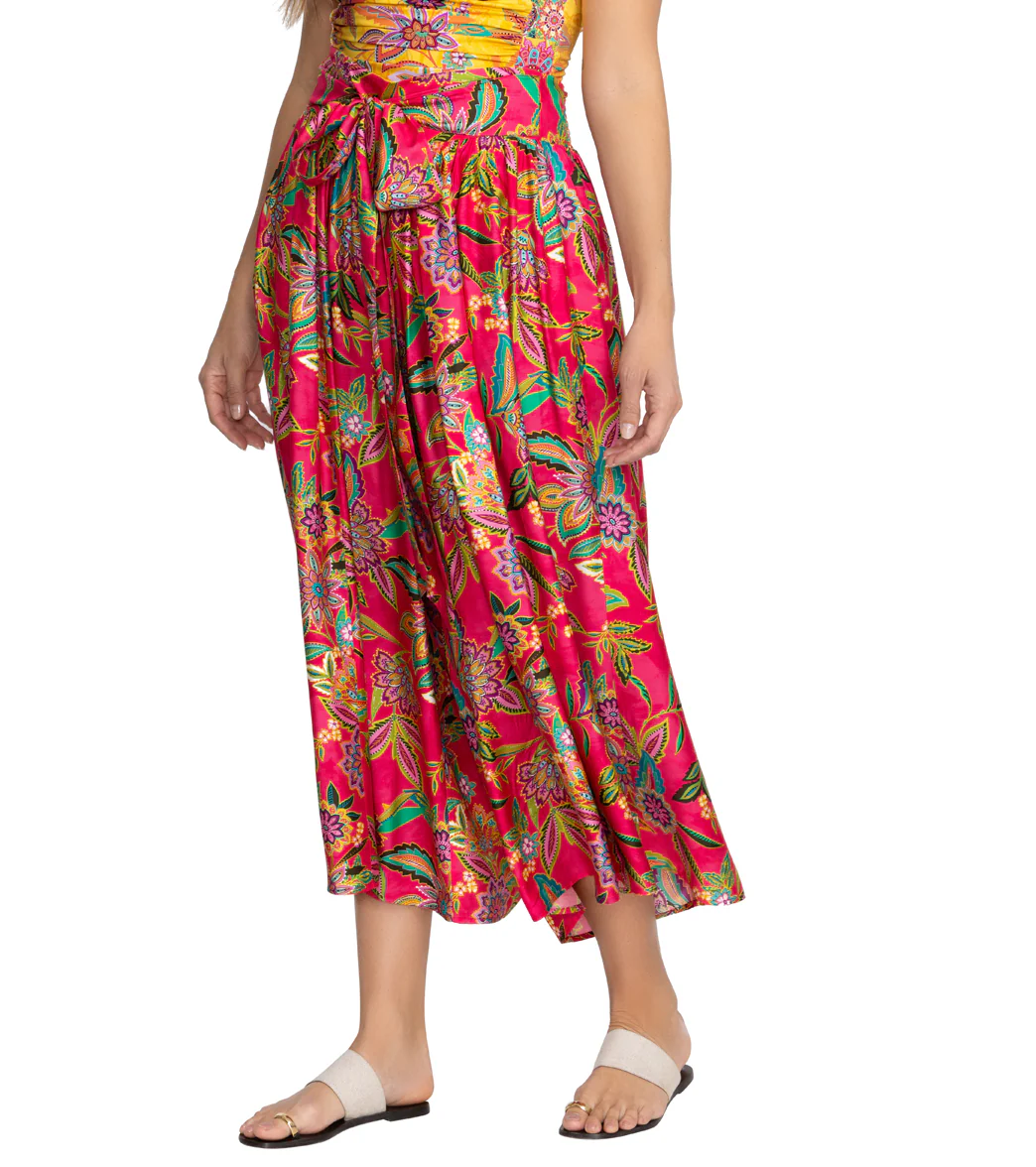 Johnny Was Women's Flamingo Palazzo Cropped Pant - Image 2